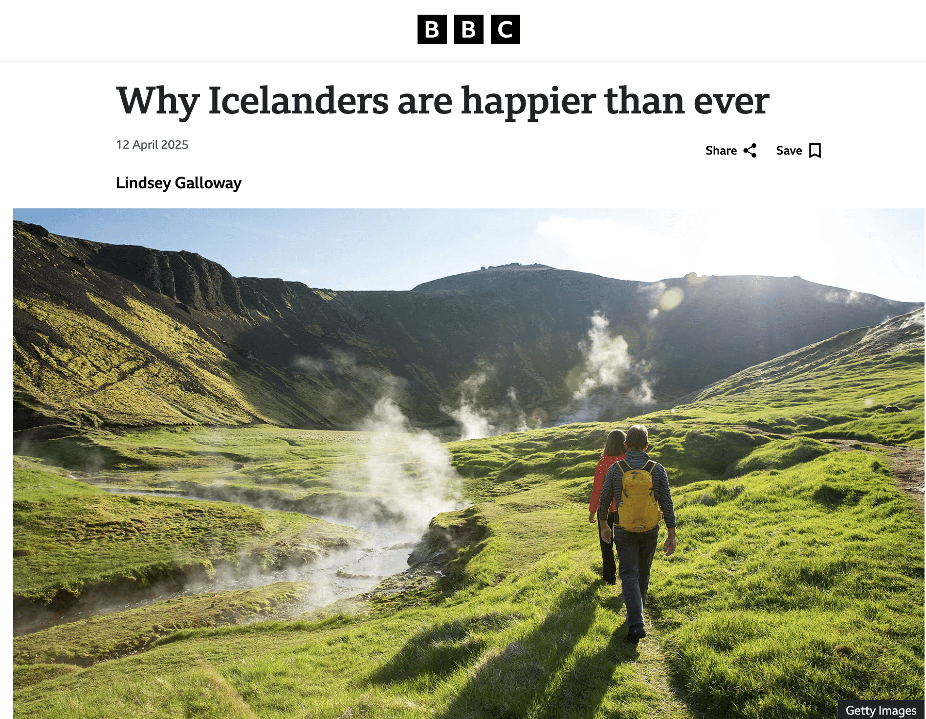 Why Icelanders are Happier Than Ever